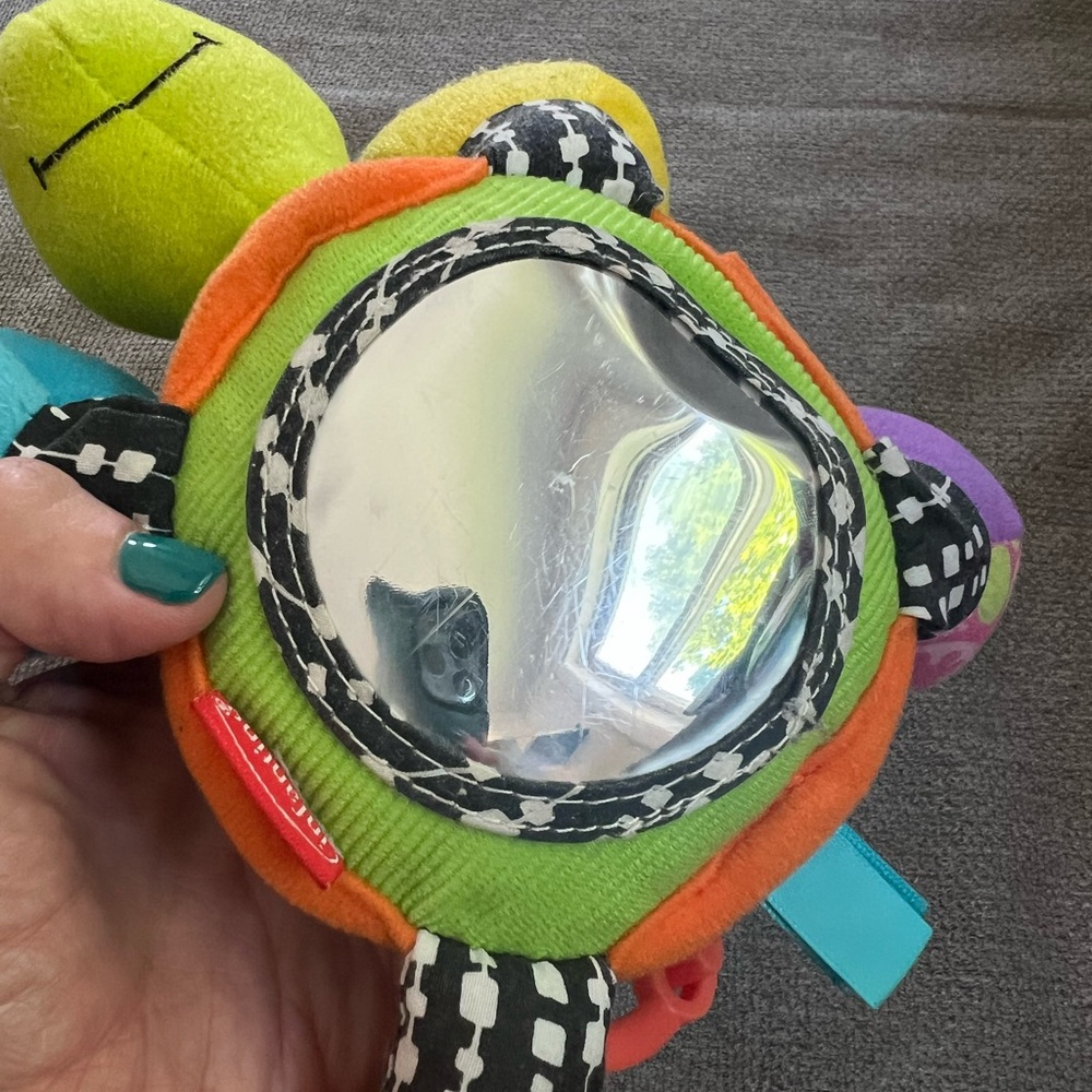 Turtle Rattle Toy and Fox Teether - Picture 6 of 7